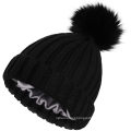 Knit Hat Winter Satin Lined Cuffed Beanie